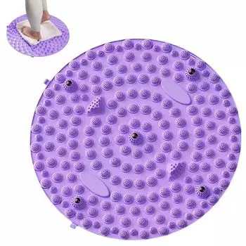 Точка давления на стопу круглая мягкая точка давления на стопу 37 см улучшенная акупрессура стопа точка давления на стопу точка давления на стопу акупрессура давление на стопу фиолетовый