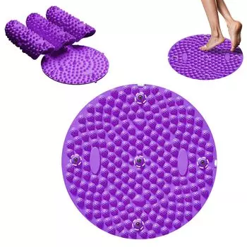 Точка давления на стопу стопа Mayfoo точка давления на стопу давление на стопу точка давления на стопу усталость фиолетовый коврик, массаж, массажер, коврик, 37 см, массаж, фиолетовый