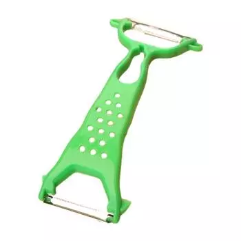 Точная резка, легкая в использовании, нескользящая ручка, овощерезка для нарезки овощей и фруктов, нержавеющая сталь, прочная, универсальная, зеленая зелёный