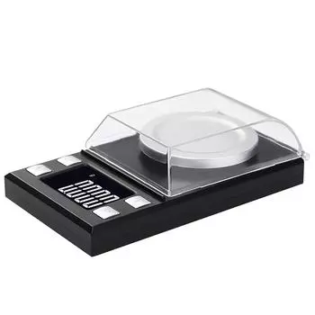 Точность 0,001 г Прецизионные балансовые ювелирные изделия Высокоточные электронные весы чёрный