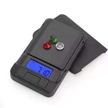 Точные электронные ювелирные весы грамм Прецизионные весы Портативные функции калибровки Сверхчеткий дисплей
