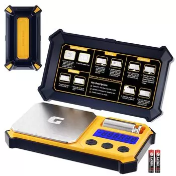 Точные карманные весы 300 г х 0,01 г Цифровые граммовые весы Маленькие кухонные весы Ювелирные весы Унция Гран Весы с ЖК-дисплеем с подсветкой