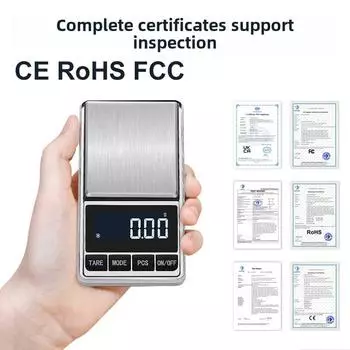 Точные мини-карманные ювелирные весы 0,01 г-0,1 г 500g 0.1g