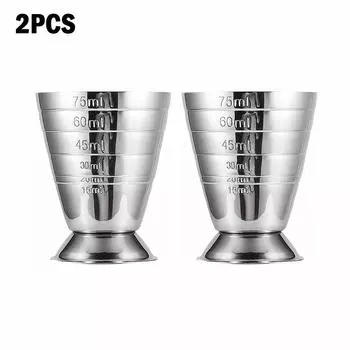 Точный мерный джиггер для вина, шейкеры для пабов, баров, чашки с гладкой поверхностью, легкий стакан