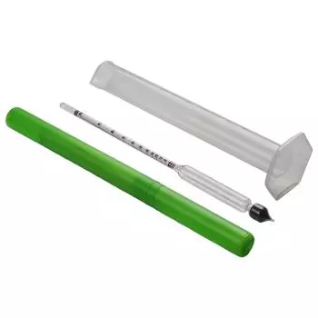 Точный спиртомер дистилляционный инструмент 100 мл 31*2 см