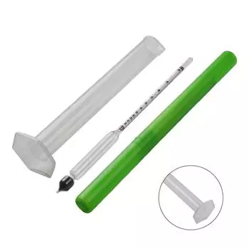 Точный спиртометр 0-100% Спиртометр Гидрометр для спирта