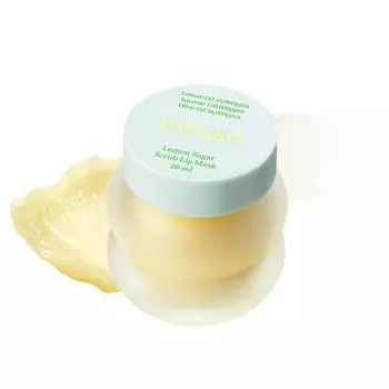 TOCOBO Маска-скраб для губ с лимонным сахаром 20 мл, 1 шт., лимонный сахар