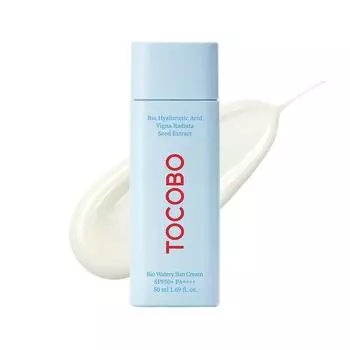 TOCOBO Солнцезащитный крем Bio Watery Sun Cream 50 мл SPF50+ PA++++, 1 шт.