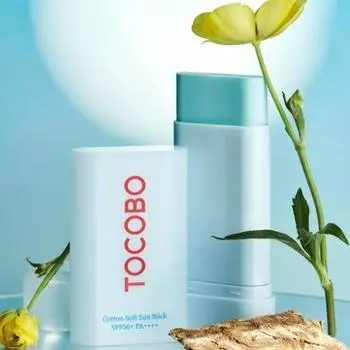 TOCOBO Солнцезащитный крем Cotton Soft Sun Stick 19 г SPF50+ PA++++, KBeauty, корейская косметика, образец