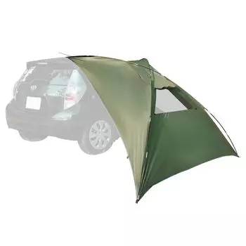 Tococo Tent Car Side Tarp Roof Rear Gate Outdoor Camping (зеленый)