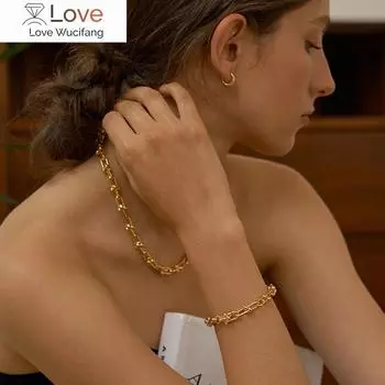 Tocona Punk Gold Silver Color сплав Heavy Metal толстая ключичная цепочка чокер ожерелье для женщин модный праздничный бохо ювелирный воротник