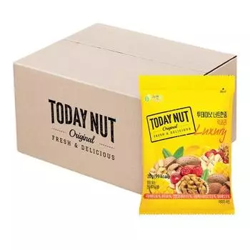 Today Nuts Nut Handful Luxury, 20g, 50 pieces, Korean nuts