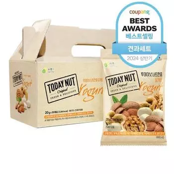 Today Nuts Nut Handful Yogurt Nut Gift Set 30p, 600g, 1 piece, Korean nuts