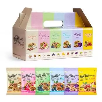 Today Nuts Nut Set 600g, 1 set, Korean nuts