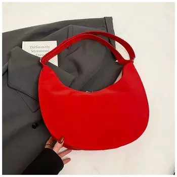 Today s popular small bag women s new trendy messenger bag women s leisure sports shoulder bag versatile dumpling bag красный