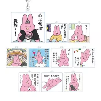 Today was another good rabbit and Trading acrylic key chain 10 pieces BOX day! ~Low-flying friends~