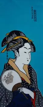 Todaya Shoten Tenugui Okita 302 Nashien-zome (hand towel) Namba-ya