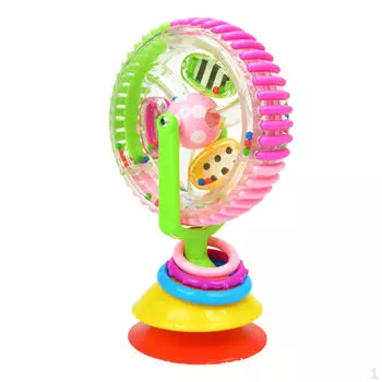 Toddler Baby Rattle Toy Handbell Musical Early Education Wheel