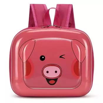 Toddler Bear Cartoon Backpack Eggshell Leisure Backpack For Preschoolers Style One