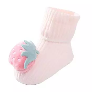 Toddler Socks Unisex Baby Crew Cartoon Socks for Infant Boys Girls Stretchy Cotton Socks Kids 0-24 Months