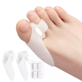 Toe Toe Toe Spreader Silicone Открывает и раздвигает пальцы ног Легко надевать и снимать Унисекс Поддержка, Подкладка, Товары, Материал извне, Снимается, Моющийся, (1