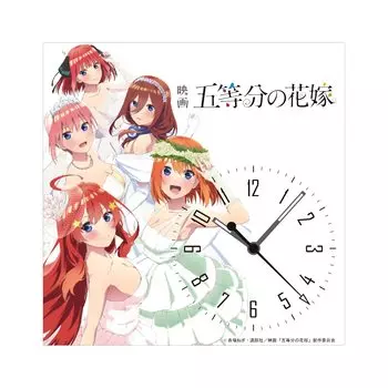 Toei Movie The Quintessential Quintuplets Акриловые часы Свадебные акрил Алюминий