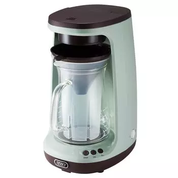 [Toffy] Ручная капельная кофеварка HOT&ICE K-CM10 (Бледно-аквамариновый) Горячий кофе Холодный кофе Вращающийся капельный пар Функция Теплый ретро Милый K-CM10-PA