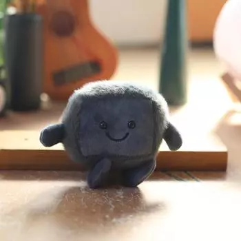 Tofu Jellycat Stinky Plush Keychain Plush Stuffed With Bow Tie For Kids Teens Black