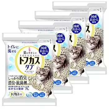 Tofu Kastab cat litter 7L x 4 pieces (case sold)