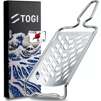 TOGI Made in Tsubame Sanjo Редька Нержавеющая сталь Hook Master Craftsmanship Терка, Япония, [Отличная терка] Терка, Тип, серебряный