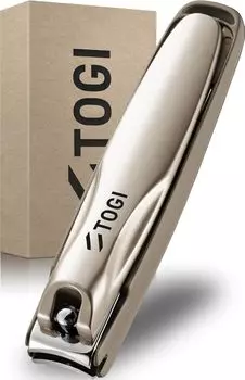 TOGI Nail Extremely Sharp Высокое качество быстро с легким изогнутым лезвием Кусачки для ногтей шампанского, резать, [Сила резки] Кусачки, подарок,