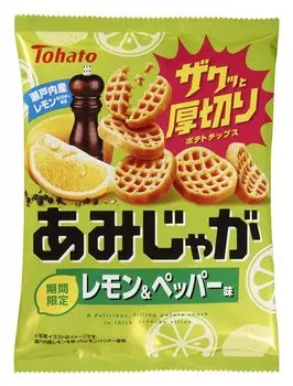 Tohato Amijaga Lemon Pepper Flavor 53g x 12 bags &