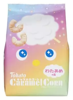 Tohato caramel corn cotton candy flavor 62g x 12 bags