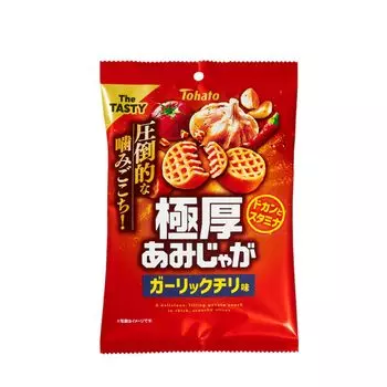 Tohato Extra Thick Amijaga Garlic Chili 45g x 12 bags Flavor,