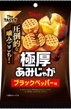 Tohato Экстра толстые Амидзага со вкусом черного перца 45 г х 12 пакетиков