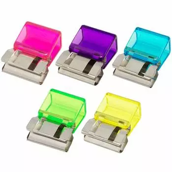 [TOHKIN] Слайд-клипса прозрачная SCC-L20M размер L микс 20 штук организация документов