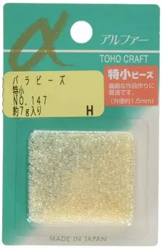 TOHO Extra Small Beads Bara Pack Beads Outer Diameter 7g Contains Approx. 1.5mm No.147 Approx.