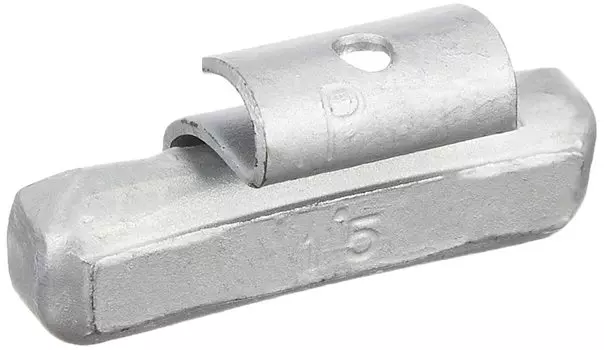 Toho Kogyo Iron Balance Weights for Steel Pack of 100 Clip-on Wheels, 15g, (JP-M-SRP-015)
