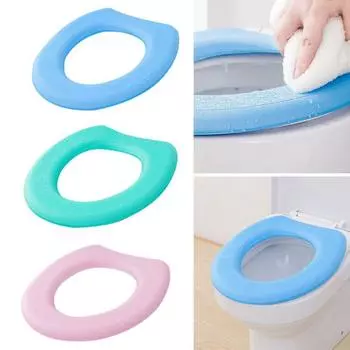 Toilet Cover Bathroom Toilet Seat Waterproof Toilet Seat Pad for Home Decor Closestool Mat Seat Case Toilet Lid Accessories