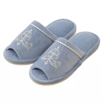 Toilet Slippers NYNAS Romance Shell Blue Free Size [Senko]