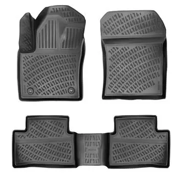 Тойота С-HR (После 2023 года) Высококачественные и прочные резиновые автомобильные коврики — без запаха, нескользящие, долговечные.