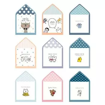 Tok Tok Fancy 500 карточек Like Us 9 видов, разноцветные, 1 набор