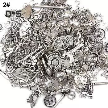 Tokay 50 г антикварные смешанные серьги ожерелье ювелирные изделия кулон прелести DIY ремесло аксессуары