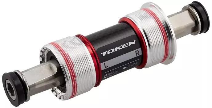 Токен TK868CT JIS квадратный конус BB серебряный шпиндель ось 116 мм (Shimano) длина серебряный