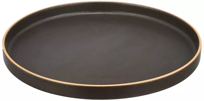 TOKI1919 Albero Cafe Plate Dish Большая тарелка Одна тарелка Диаметр 29 см Французская тарелка Hotel Restaurant Характеристики Подходит для микроволновой печи Посудомоечная машина La Teema чёрный