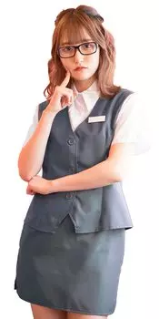 Tokimeki Граффити Косплей Офис Леди Серый [Прозрачный Камень] Женский