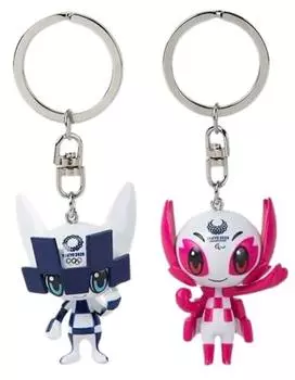 Токио 220 Олимпийские и Паралимпийские игры 3D Брелок-талисман Мираитова и Сомейти Официальный набор мерчандайза,