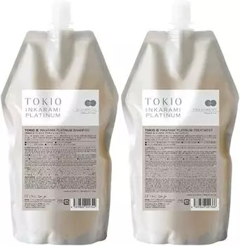 TOKIO Tokio Inkarami Platinum Shampoo 700 мл Лечение 700 г Набор и