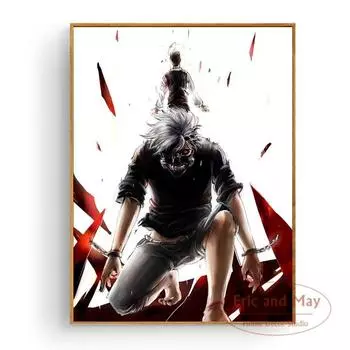 Токио вурдалак холст картины постеры и принты картины на стене Винтаж плакат декоративный домашний декор obrazy 21cm30cm NoFrame