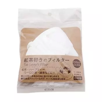 Tokiwa Kougyou Coffee Filter, Tea Lover s Filter, 20 Pieces, White, Disposable, Mug Compatible, Made in Japan